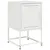 Produktbild 2 för Sängbord vit 36x39x60,5 cm stål