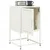 Produktbild 5 för Sängbord vit 36x39x60,5 cm stål