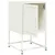 Produktbild 10 för Sängbord vit 36x39x60,5 cm stål
