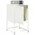 Produktbild 4 för Sängbord 2 st vit 36x39x60,5 cm stål