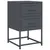 Produktbild 6 för Sängbord 2 st antracit 36x39x60,5 cm stål