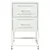 Produktbild 6 för Sängbord vit 36x39x60,5 cm stål