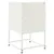 Produktbild 8 för Sängbord 2 st vit 36x39x60,5 cm stål