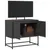 Produktbild 5 för Tv-bänk svart 68,5x39x60,5 cm stål