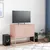 Produktbild 3 för TV-skåp rosa 68,5x39x60,5 cm stål