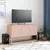 Produktbild 3 för TV-skåp rosa 100,5x39x60,5 cm stål