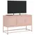 Produktbild 4 för TV-skåp rosa 100,5x39x60,5 cm stål