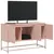 Produktbild 5 för TV-skåp rosa 100,5x39x60,5 cm stål