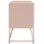 Produktbild 7 för TV-skåp rosa 100,5x39x60,5 cm stål