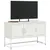 Produktbild 4 för TV-skåp vit 100,5x39x60,5 cm stål