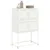 Produktbild 4 för Skänk vit 68,5x38,5x107 cm stål