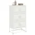 Produktbild 4 för Skänk vit 68,5x38,5x123,5 cm stål