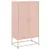 Produktbild 2 för Högskåp rosa 68,5x38,5x123,5 cm ståls