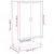 Produktbild 12 för Högskåp rosa 68,5x38,5x123,5 cm ståls