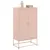 Produktbild 4 för Högskåp rosa 68,5x38,5x123,5 cm ståls
