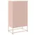 Produktbild 8 för Högskåp rosa 68,5x38,5x123,5 cm ståls