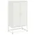 Produktbild 2 för Högskåp vit 68,5x38,5x123,5 cm stål