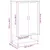 Produktbild 12 för Högskåp vit 68,5x38,5x123,5 cm stål