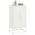 Produktbild 4 för Högskåp vit 68,5x38,5x123,5 cm stål