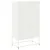 Produktbild 8 för Högskåp vit 68,5x38,5x123,5 cm stål