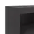 Produktbild 10 för Högskåp svart 68,5x38,5x123,5 cm ståls