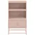 Produktbild 6 för Högskåp rosa 68,5x38,5x123,5 cm ståls