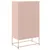 Produktbild 8 för Högskåp rosa 68,5x38,5x123,5 cm ståls