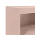 Produktbild 10 för Högskåp rosa 68,5x38,5x123,5 cm ståls