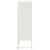 Produktbild 7 för Högskåp vit 68,5x38,5x123,5 cm stål