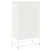 Produktbild 8 för Högskåp vit 68,5x38,5x123,5 cm stål