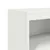 Produktbild 10 för Högskåp vit 68,5x38,5x123,5 cm stål