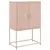 Produktbild 2 för Högskåp rosa 68,5x38,5x107 cm stål