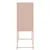 Produktbild 7 för Högskåp rosa 68,5x38,5x107 cm stål