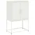 Produktbild 2 för Högskåp vit 68,5x38,5x107 cm stål