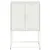 Produktbild 6 för Högskåp vit 68,5x38,5x107 cm stål