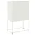 Produktbild 8 för Högskåp vit 68,5x38,5x107 cm stål