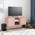 Produktbild 3 för TV-skåp rosa 100,5x39x60,5 cm stål