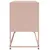 Produktbild 7 för TV-skåp rosa 100,5x39x60,5 cm stål