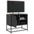 Produktbild 4 för TV-skåp svart 68x39x60,5 cm stål