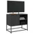 Produktbild 5 för TV-skåp svart 68x39x60,5 cm stål