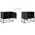 Produktbild 9 för TV-skåp svart 68x39x60,5 cm stål