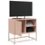 Produktbild 4 för TV-skåp rosa 68x39x60,5 cm stål