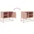 Produktbild 9 för TV-skåp rosa 68x39x60,5 cm stål