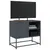 Produktbild 5 för TV-skåp antracit 68x39x60,5 cm stål