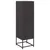 Produktbild 8 för Högskåp svart 36x39x123 cm stål