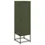 Produktbild 2 för Högskåp olivgrön 36x39x123 cm stål