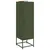 Produktbild 4 för Högskåp olivgrön 36x39x123 cm stål