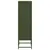 Produktbild 6 för Högskåp olivgrön 36x39x123 cm stål