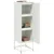 Produktbild 5 för Högskåp vit 36x39x123 cm stål