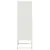 Produktbild 7 för Högskåp vit 36x39x123 cm stål